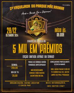 Imagem do evento 2º VAQUEJADA DO PARQUE MÃE RAINHA